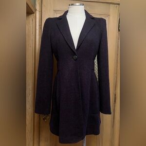 NANETTE LEPORE knit purple jacket blazer 10